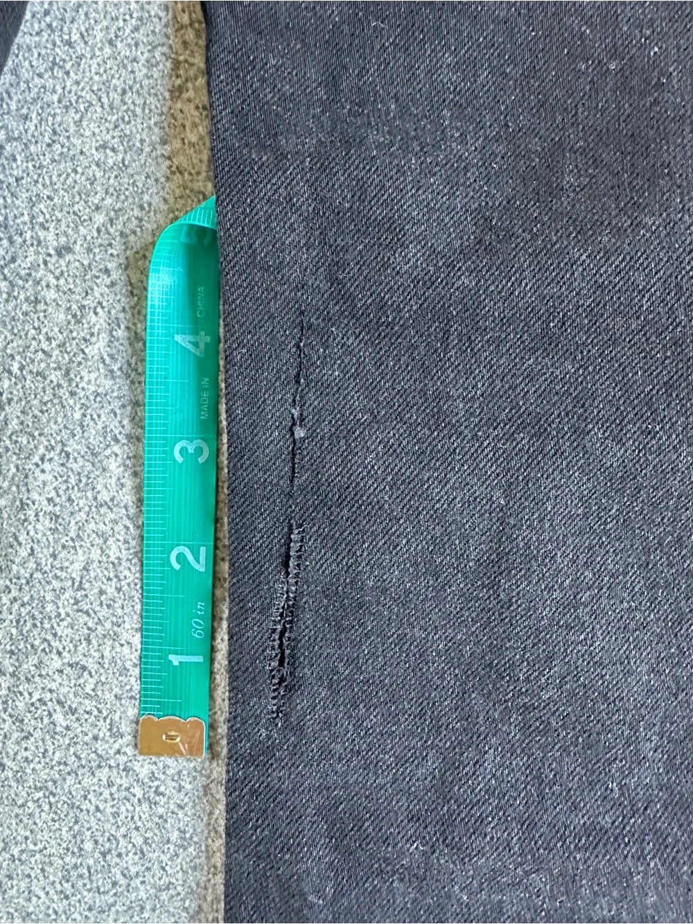 NWT Levi's *FLAWED* 26 x 28 Black Wedgie Straight Ankle Jeans Button fly Denim
